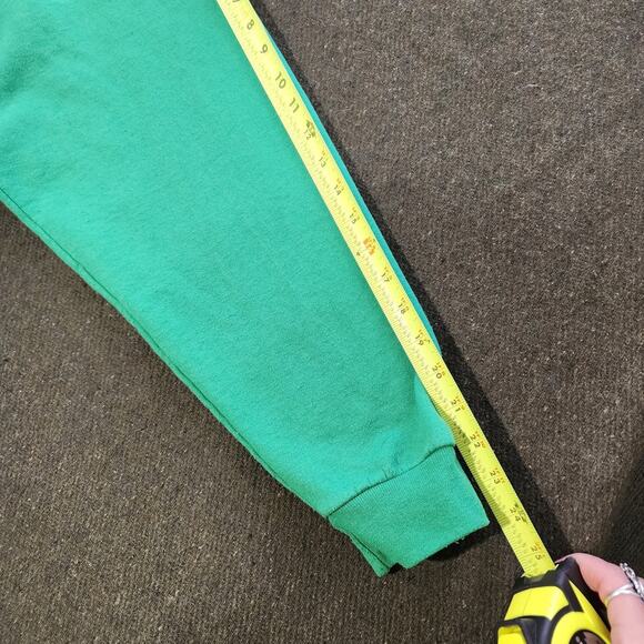 Jerzees Grumpy Cat Meowy Christmas Sweatshirt Unisex Green Size Large Holiday - Picture 7 of 8